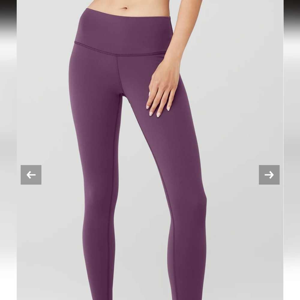 ALO Yoga Purple High-Waisted Leggings